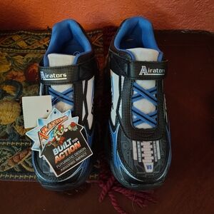 Kids Blue and Black Sneakers